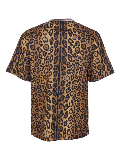 T-shirt leopardata DOLCE & GABBANA | G8PN9TII7B0HXNBM